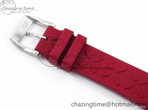 MIROTIME 0301 Reliable Portuguese Chrono IW3716 Z+F 1:1 Best Edition Red Dial on Red Rubber Strap A 7015